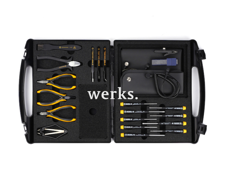 Набор прецизионных антистатических ESD инструментов TRENDY 19 шт. Bernstein BS-2280