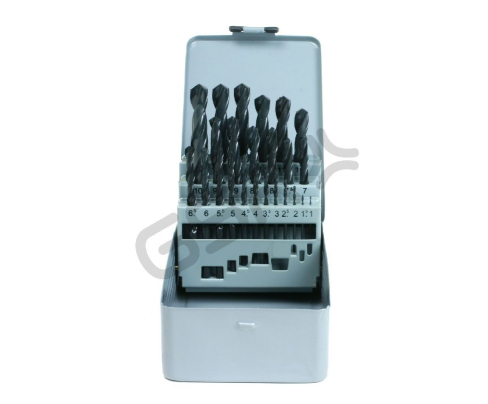 Набор свёрл DIN 338 HSS-R 1,0-13,0 мм 25 шт GSR 08340300