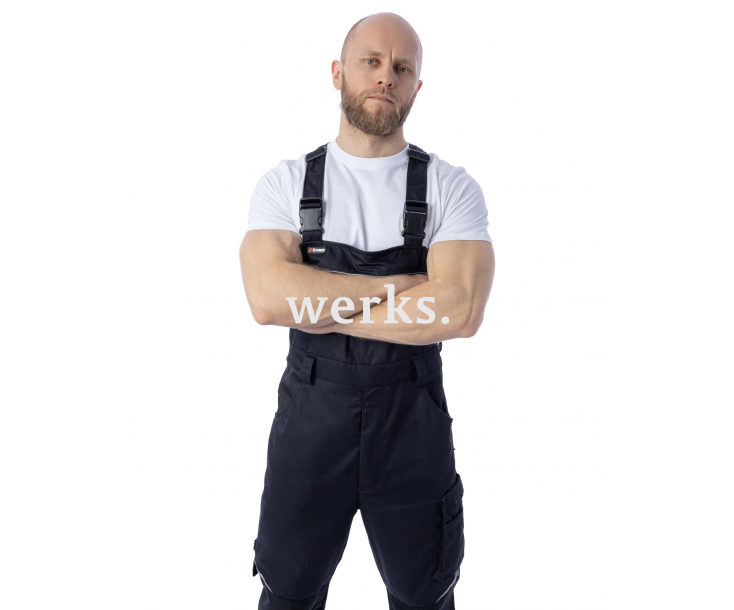 Полукомбинезон Brodeks KS402 черный (XXXL)