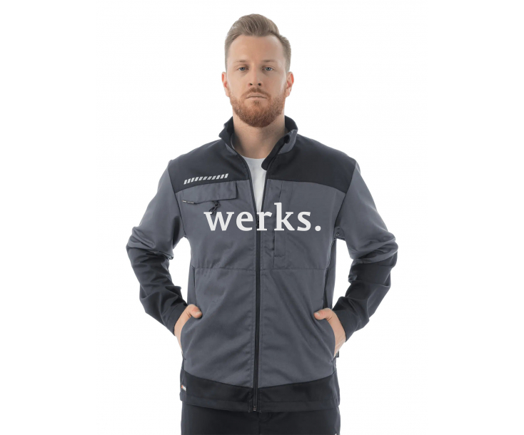 Летняя куртка Brodeks KS 234 серый/черный (M)