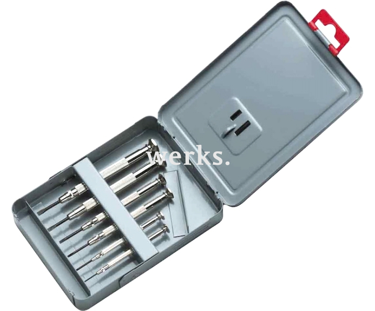 Набор часовых шлицевых отверток Cimco 111810 6 штук