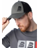 Бейсболка Brodeks KM130 серый