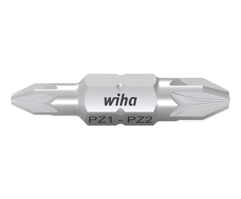 Бита Wiha Standard двусторонняя крестовая Pozidriv PZ0 х PZ3 х 30 мм 7412Z 43862 10 шт.