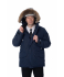 Зимняя куртка-парка Brodeks KW 204 синий с опушкой (XL)