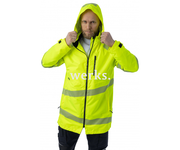 Летняя сигнальная куртка-парка Brodeks KS 223 желтый (XS)