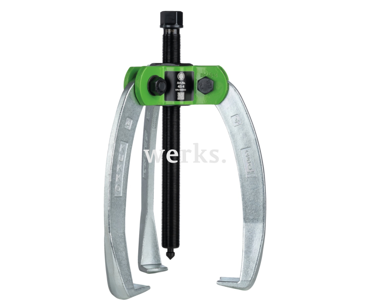 Универсальный трёхзахватный съёмник с самоцентрирующимися захватами KUKKO 45-4