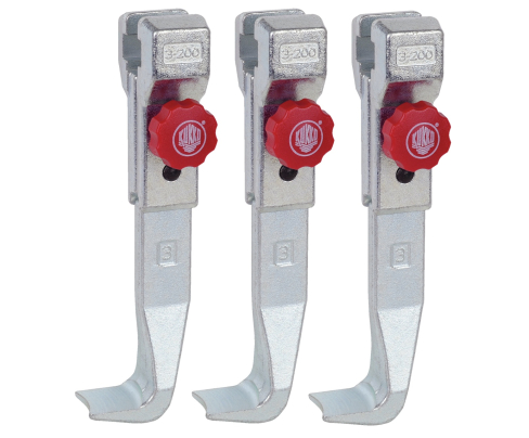 3 захвата с быстрой регулировкой (комплект) KUKKO 3-202-S