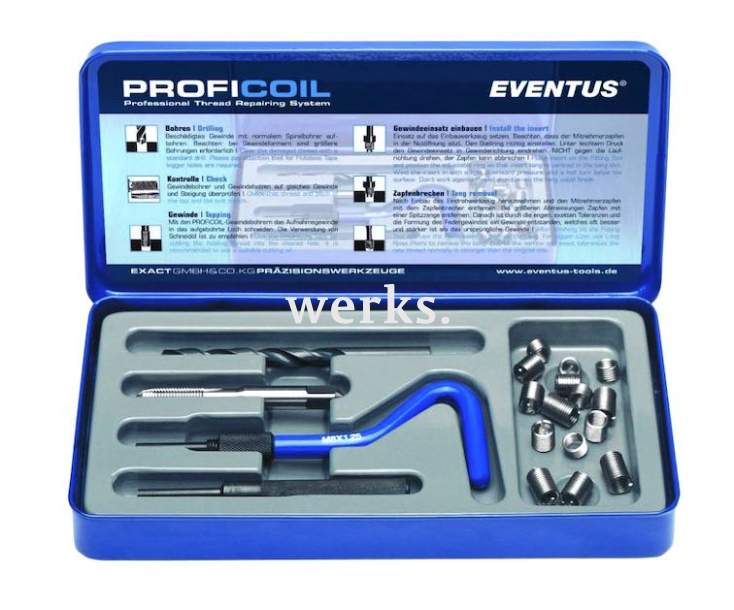 Набор для восстановления резьбы M 8 Exact GQ-40309