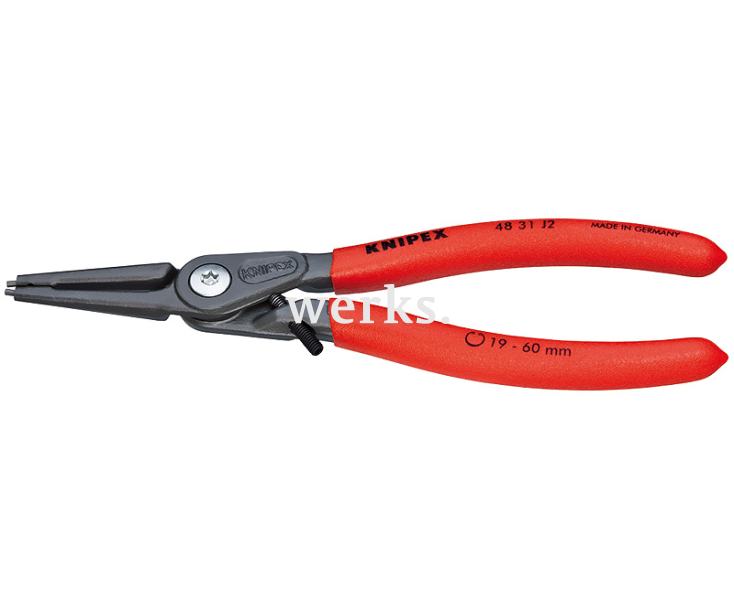 Прецизионные щипцы для внутренних стопорных колец в отверстиях Knipex KN-4831J1