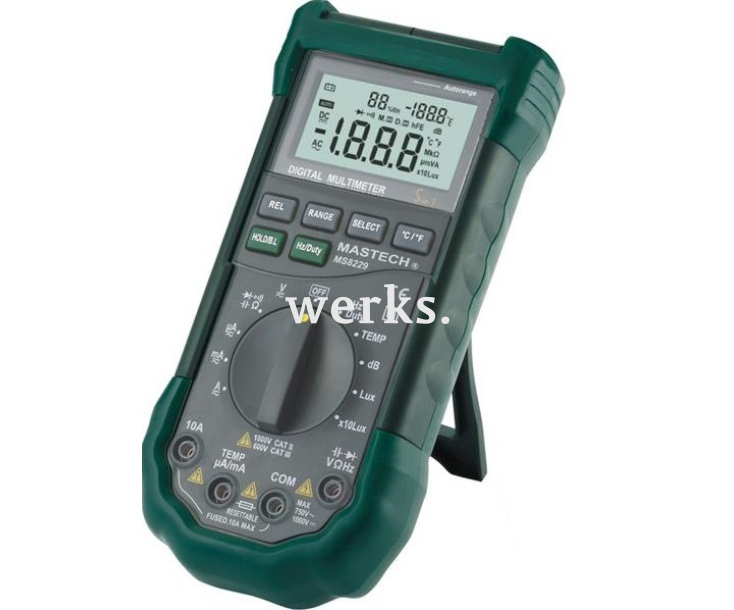 Мультиметр цифровой Mastech MS8228 с инфракрасным пирометром