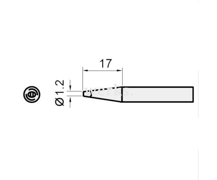 Жало для паяльника ProsKit 5SI-216N-1.2D