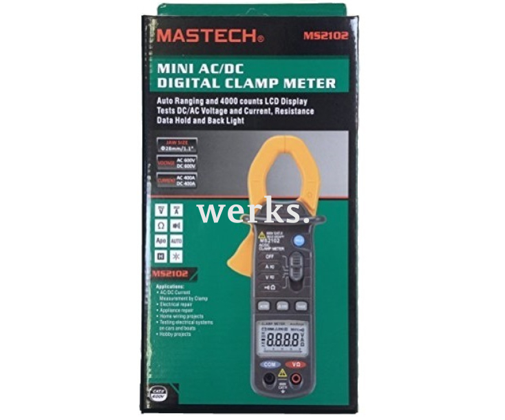 Клещи токоизмерительные Mastech MS2102