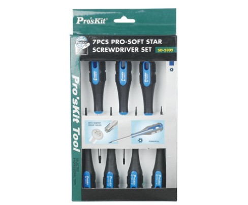 Набор отверток TORX BO ProsKit SD-2302
