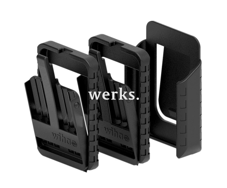 Бокс для бит SlimBit box, пустой Wiha 43164 2 шт. с зажимом для ремня