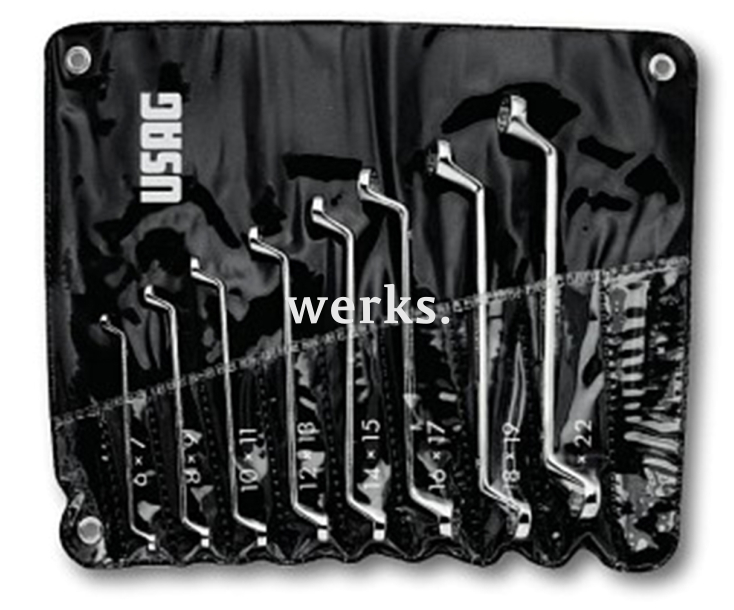 Набор накидных двухсторонних гаечных ключей USAG 283 N/B8 U02830311 8 предметов