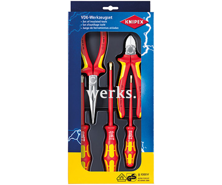 Набор инструментов электроизолированных VDE Knipex KN-002013