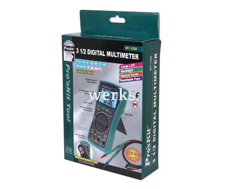 Мультиметр цифровой ProsKit MT-1280