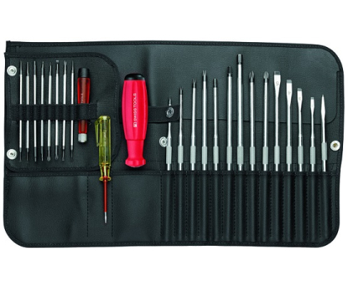 Набор с комбинированными жалами SL PH PZ TX HEX PB Swiss Tools PB 8515. 25 пр.