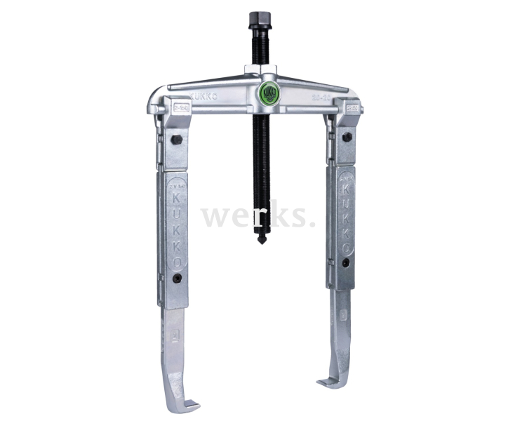 Универсальный двухзахватный съёмник с удлинёнными захватами KUKKO 20-20-3