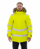 Зимняя сигнальная куртка-парка Brodeks KW 220 желтый с опушкой (XXXXL)