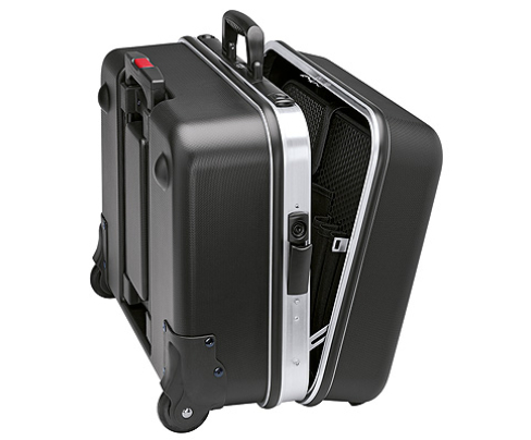 Чемодан для инструмента "BIG Twin-Move"  со встроенными роликами и выдвижной ручкой 510х270х410 мм Knipex KN-002141LE