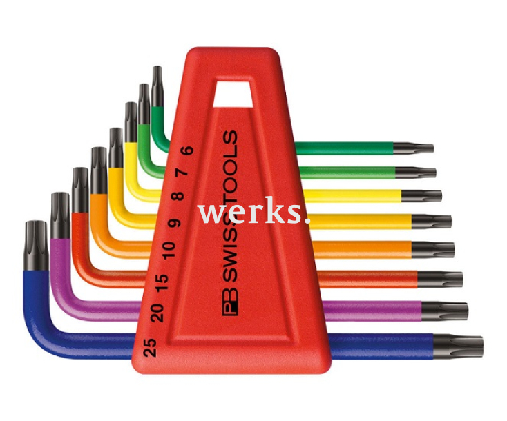 Набор штифтовых ключей TORX PB Swiss Tools PB 410.H 6-25 RB 8 шт.