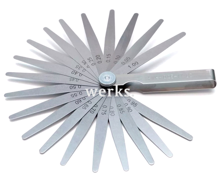 Набор измерительных щупов 0,05 - 1 мм Kinex 1131 20 предметов