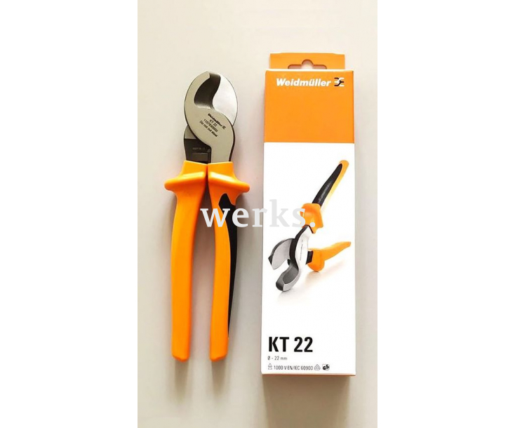 Кабелерез  для медного и алюминиевого кабеля KT 22 Weidmüller 1157830000