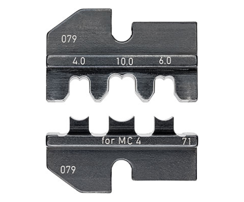 Плашка опрессовочная для штекеров Solar MC4 (Multi-Contact) Knipex KN-974971