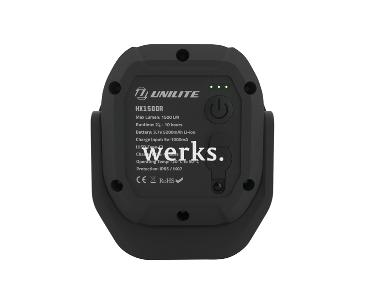Фонарь портативный 1500 Лм UNILITE HX1500R