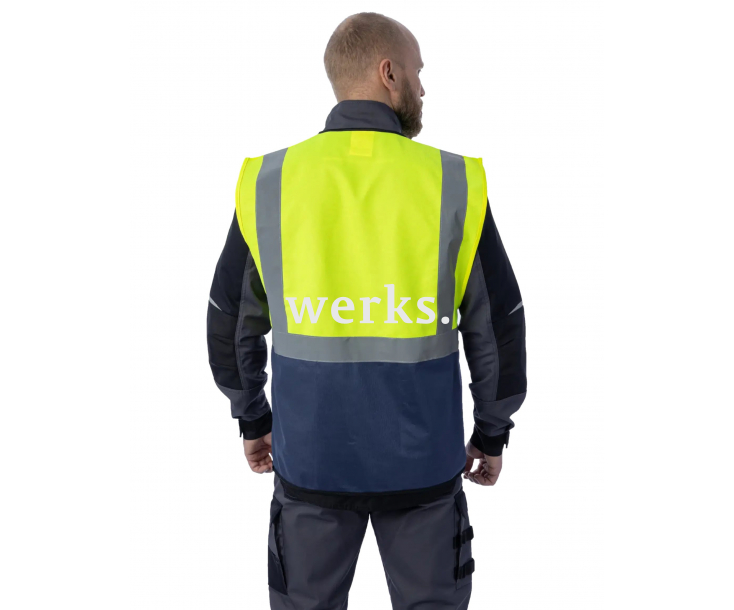 Сигнальный жилет Brodeks KM123 желтый (XXL)