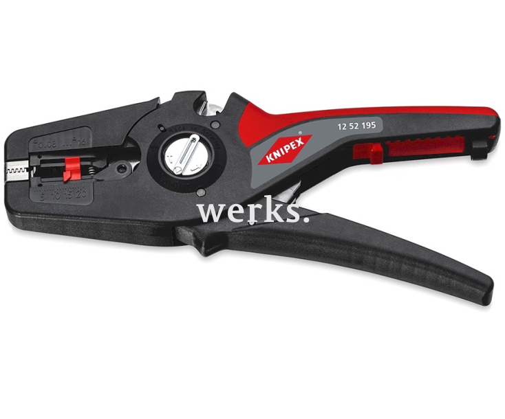 Автоматический стриппер PreciStrip16 с параболическими ножами Knipex KN-1252195SB в блистере