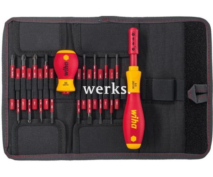 Профессиональный набор инструментов для электриков Wiha 2831 T18 41231, 18 предметов