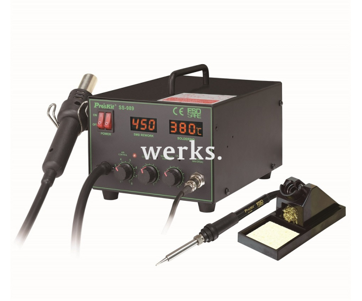Паяльная станция термовоздушная ProsKit SS-989B