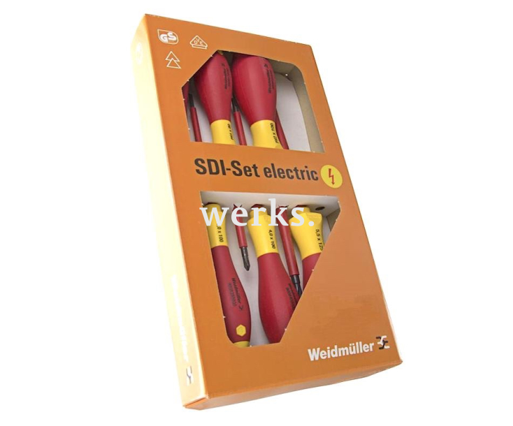 Набор шлицевых отверток VDE SDI Set S2.0-5.5 Weidmüller 9205550000