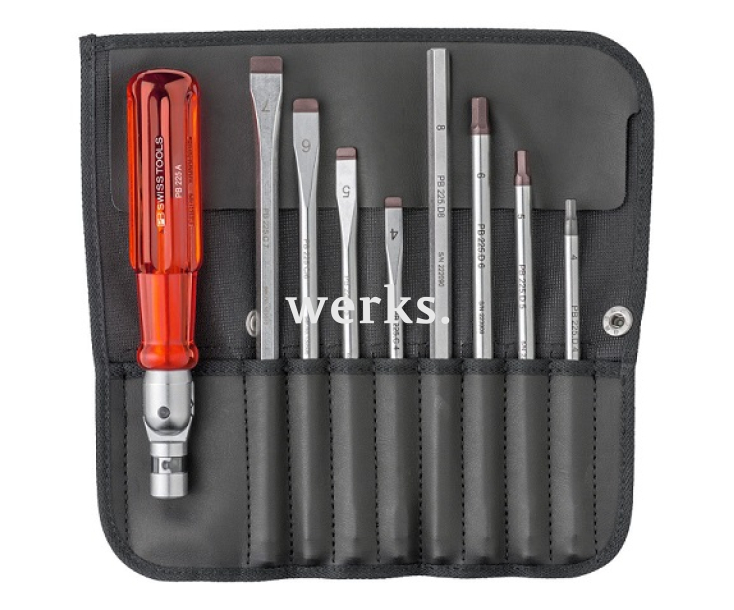 Набор с комбинированными жалами SL HEX серии PB 225 PB Swiss Tools PB 225 9 пр.