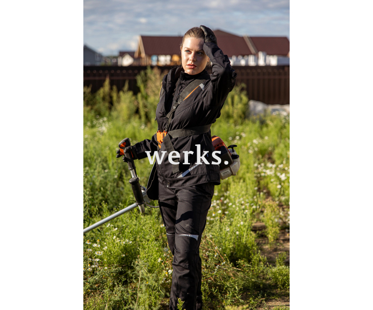 Женские рабочие брюки Brodeks KS328 черный (50)