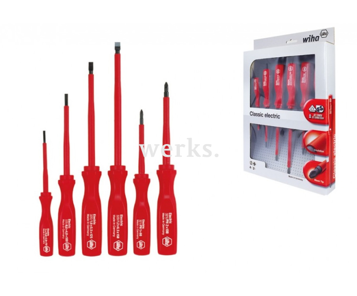 Набор отверток Wiha Classic electric 320 K6 00815 SL PH