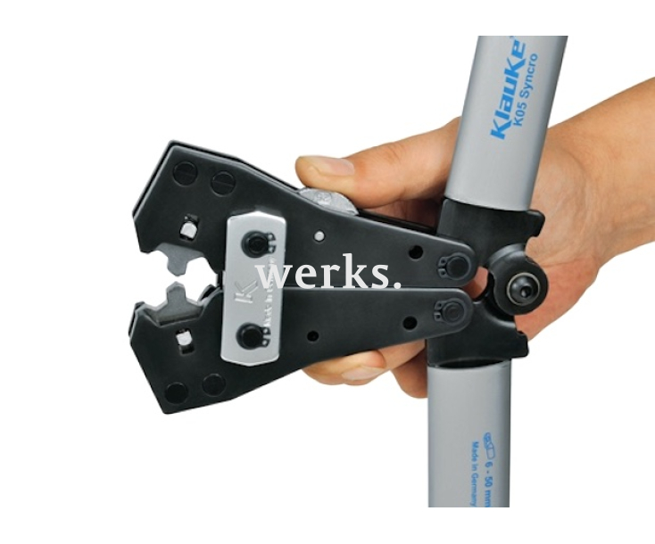 Пресс-клещи для медных кабельных наконечников 6–50 мм², шестигранный обжим Klauke SYNCRO KLKK05D