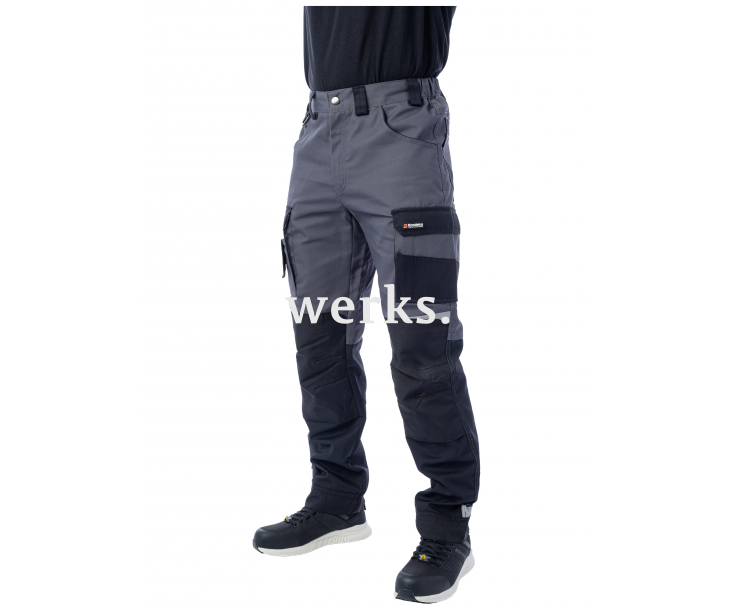 Брюки Brodeks KS 302 серый/черный (68)