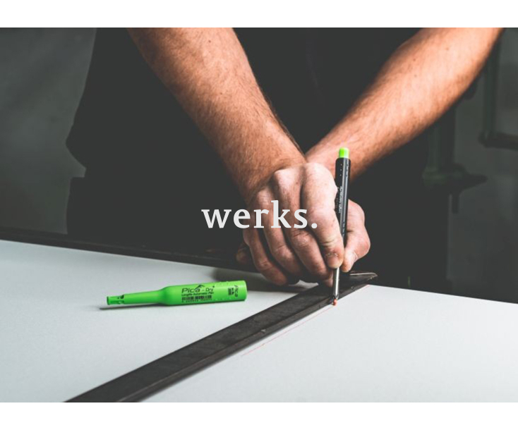 Грифели для карандаша Pica-Dry графитовые, красные, желтые Pica 4020 8 пр.