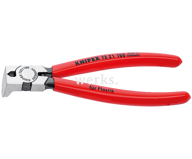 Кусачки боковые для пластмассы Knipex KN-7221160
