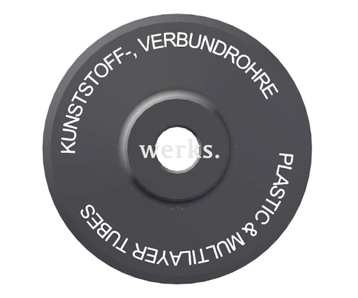 Ролик отрезной 30 х 6.2 мм для малых полимерных труб Zenten 6017-1