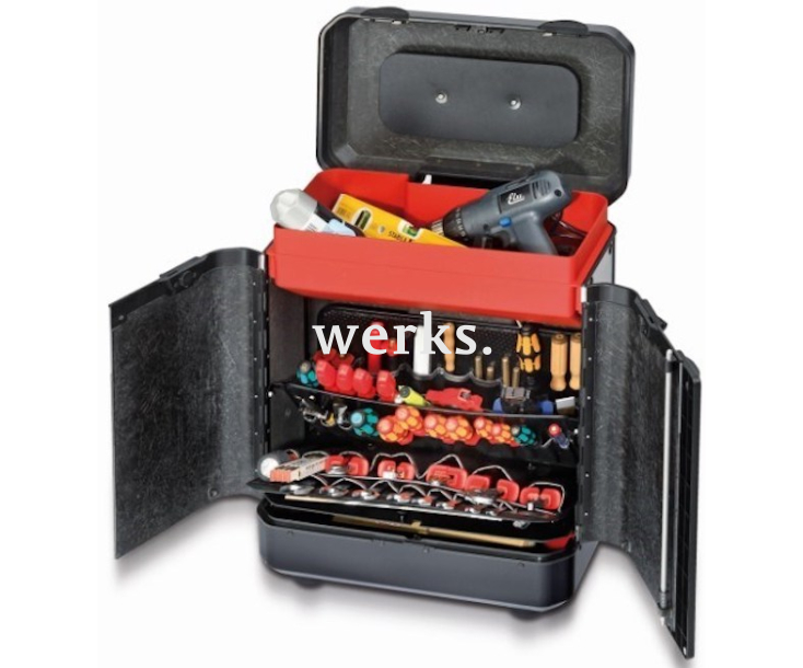 Инструментальный чемодан с двумя створками 460 x 250 x 560 мм Parat PA-2012540981 на колесиках