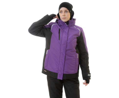 Зимняя женская куртка Brodeks KW208 фиолетовый (XS)