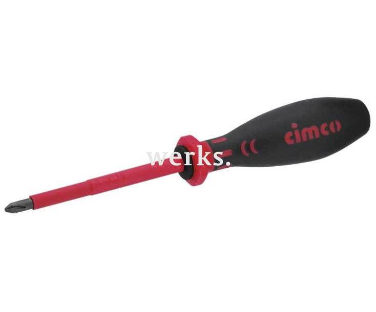 Отвертка диэлектрическая VDE крестовая Phillips PH1х165 Cimco 117731