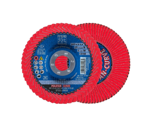 Круг шлифовальный Pferd PFR 125 M CO 60 SGP CURVE STEELOX