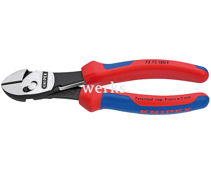 KNIPEX TwinForce кусачки боковые высокой мощности с раскрывающей пружиной KN-7372180F