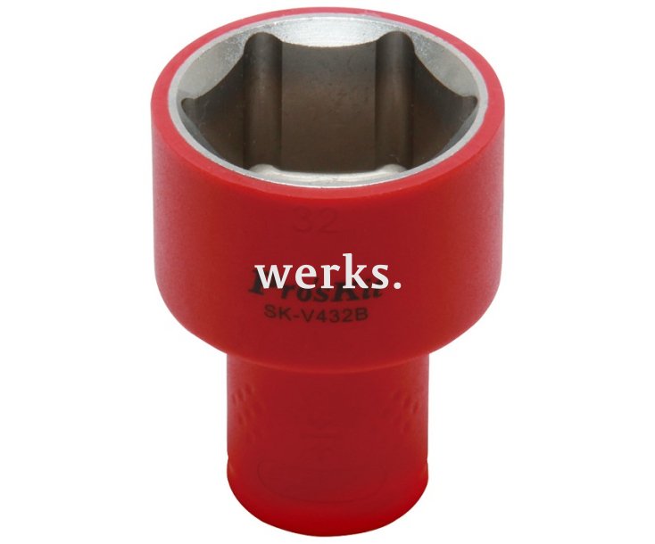 Торцовая головка изолированная 1/2" 32 мм Proskit SK-V432B
