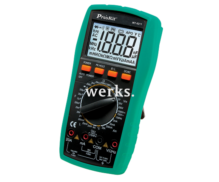 Мультиметр цифровой полноф-циональный ProsKit MT-5211